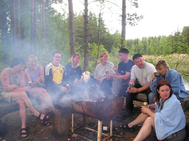 Vi blev snabbt r�kiga