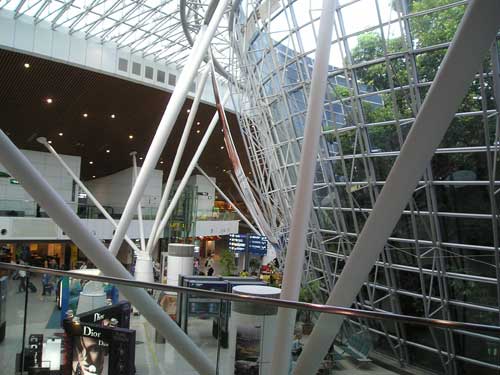 Kuala Lumpurs moderna flygplats.